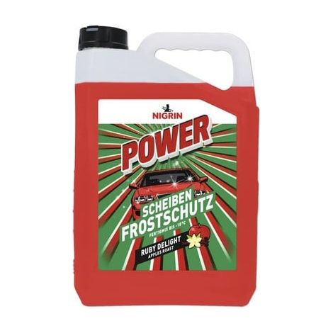 Nigrin Scheibenfrostschutz Power Ruby Delight bis -18° gebrauchsfertig 5 L Kühlerfrostschutz