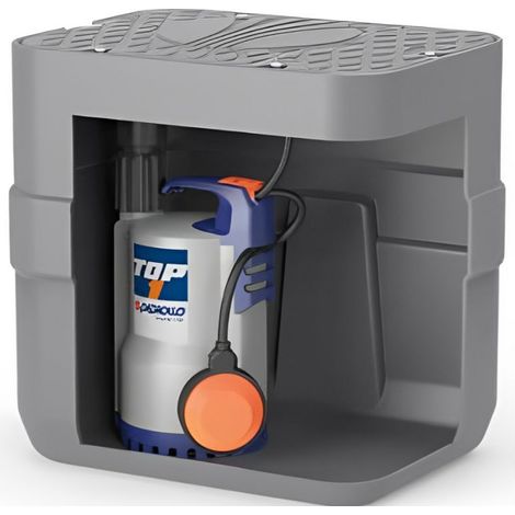 Pedrollo – Station de relevage 40L SAR40TOP1 – Pompe à eau 0,25 kW – Relevage jusqu'à 8,4 m3/h – Pour eaux ménagères