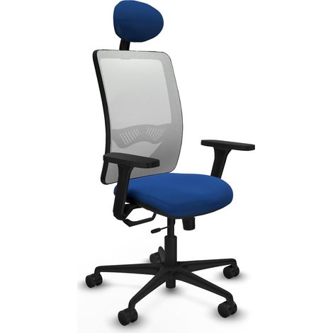 Chaise de bureau piqueras y crespo Zulema noir mousse découpée (1/2)