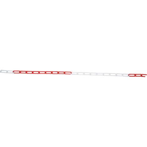 Cadena de señalización roja y blanca diámetro 8 mm - Bolsa de 25 m
