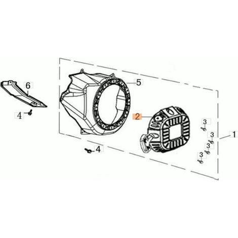 DÉMARREUR COMPLET EMAK ORIGINAL L66151857