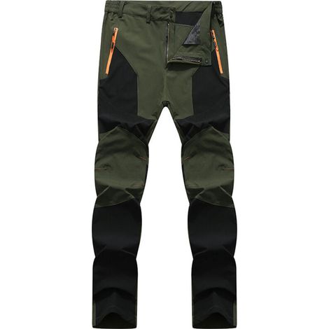 Pantalon de travail noir-gris avec renforts – Taille XL – Tissu 98% polyester – Coupe tridimensionnelle pour liberté de mouvement (1/2)