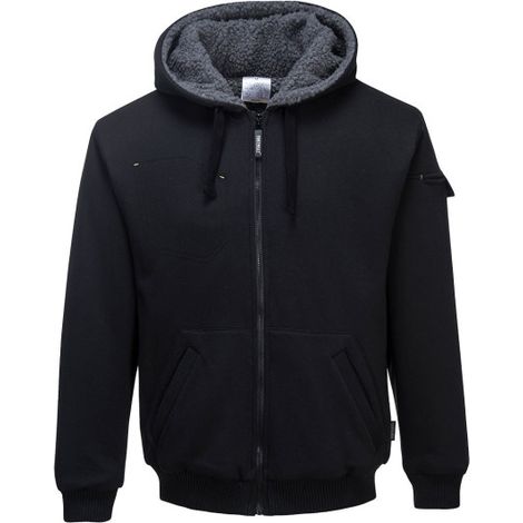 Chaqueta Pewter para vestuario corporativo Forro Sherpa KS32 S Negro