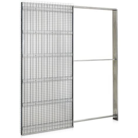 Marca – Contre-châssis pour porte coulissante escamotable 600x2100mm – Épaisseur mur fini 105mm – Version enduit