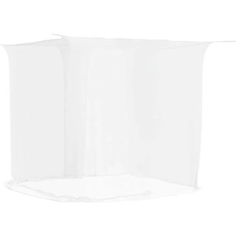 Moustiquaire suspendue, maille 156, blanche, 220 x 100 x 150 cm