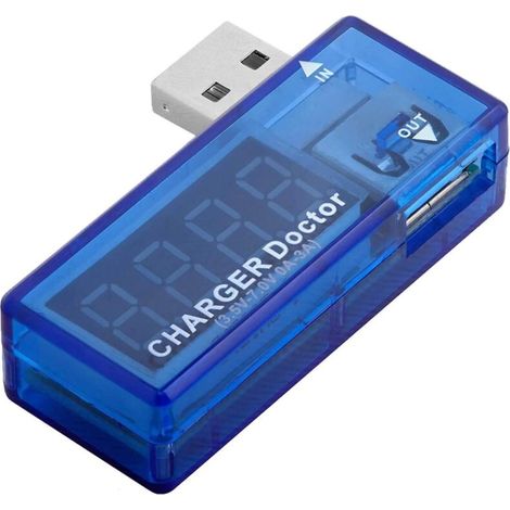 Chargeur Usb chargeur docteur multimètre détecteur de consommation couteau tension voltmètre numérique (1/5)