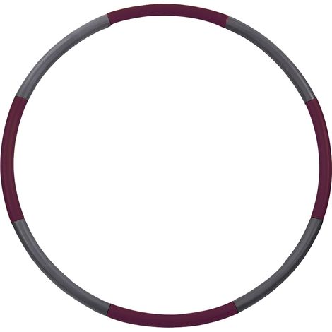 Hula Hoop Poids - 8 Sections Détachables - Réglable en Taille - Pour Débutants - Exercice Cardio et Renforcement Abdominal - 1 Pièce (1/5)