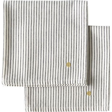 Lot de 2 Serviettes de Table en Coton 100% pour Repas et Décoration de Table 40 x 40 cm - PANGIVO