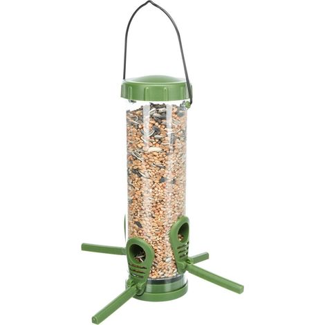Mangiatoia Silo in plastica con posatoi