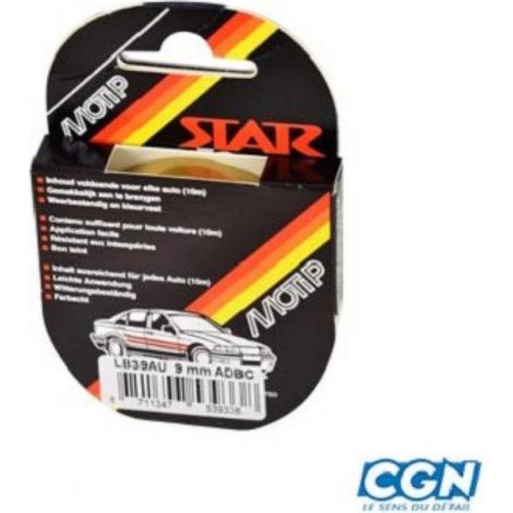Liseré de jante Teknix pour moto LB03AU / OR / 6mm x 10m Neuf (1/2)