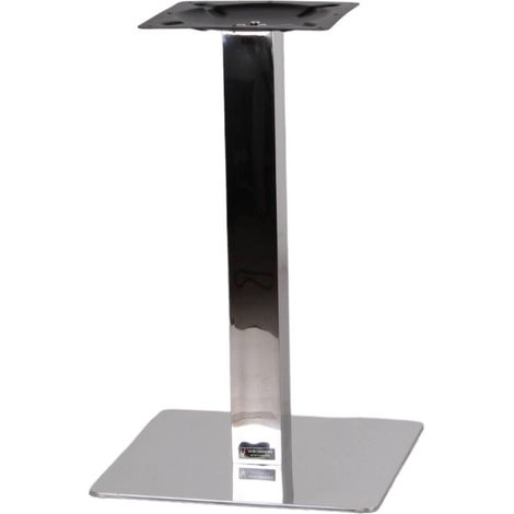 Chrom Iris Tischfuß für Restaurant Bar eigene Produktion (1/2)
