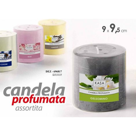 6x Velas aromáticas surtidas diámetro cm 9 x 9.5 h