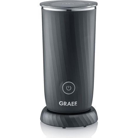GRAEF Milchaufschäumer MS402EU 240 ml Alu schwarz