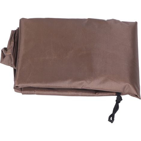 Wasserdichte, UV-beständige Gartenbox-Abdeckung, Schutzhülle für Aufbewahrungsboxen, 123 x 62 x 55 cm (Kaffee) (1/5)