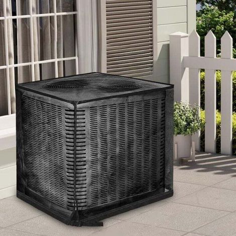 Adjustable  Mesh Cover for Heating and Air Conditioning Units Breathable Protection (1/4)