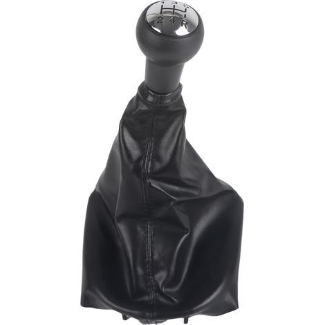 5-Gang-Schaltknauf, Staubschutzhülle, Ledermanschette für Peugeot 207/307/406 (1/5)