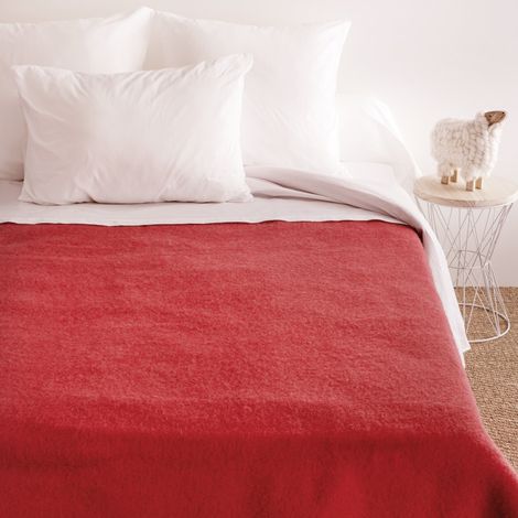 Couverture laine vierge VOLTA woolmark 180x240 cm (1/5)