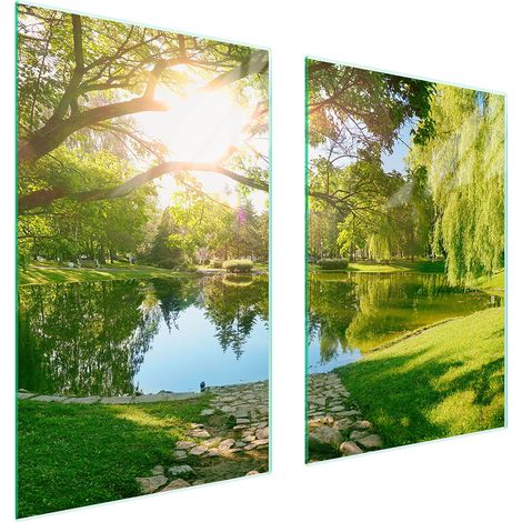 Plaque de protection en verre pour la cuisine, vue 65x52 (1/5)