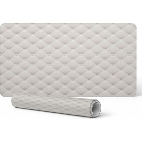 Alfombrilla protectora de escritorio con elegante dise帽o acolchado gr谩fico, 120 x 60 cm.