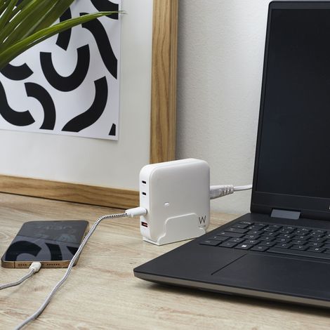 Station de Charge - BE MIX - Multiport - 70W - Noir (1/5)