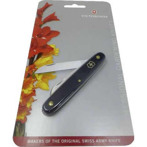 Couteau de poche Victorinox Couteau à fleurs. Couteau de poche spécialisé de fabrication suisse. Avec une lame en acier inoxydable durable et un manche en nylon - 3.9050.3B1.
