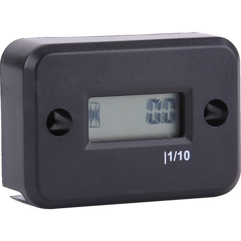 Minuteur/minuteur cumulatif pour moteur à essence, minuteur à induction électronique HM006A (noir) (1/5)