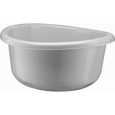 Grande bacinella in plastica per il bucato, 15 l, grigia (1/3)