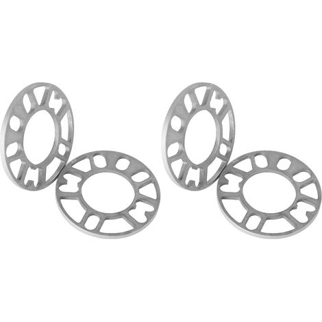 4Pcs Élargisseurs de Roue Universels 4/5 Trous Entretoise Moyeu Cales Écarteur Jante Rehausse ET Accessoire Auto (1/5)
