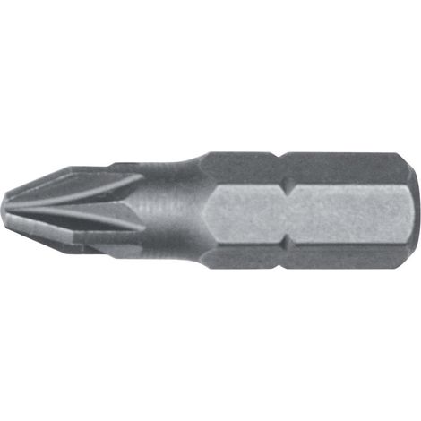 Embout 1/4" DIN3126 C6,3 PZ 2x25mm a10 pièces.FORTIS (1/3)