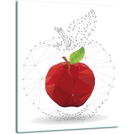 TABLERO DE MESA CON PANEL DE CRISTAL DE 40x52 CM APPLE (1/5)