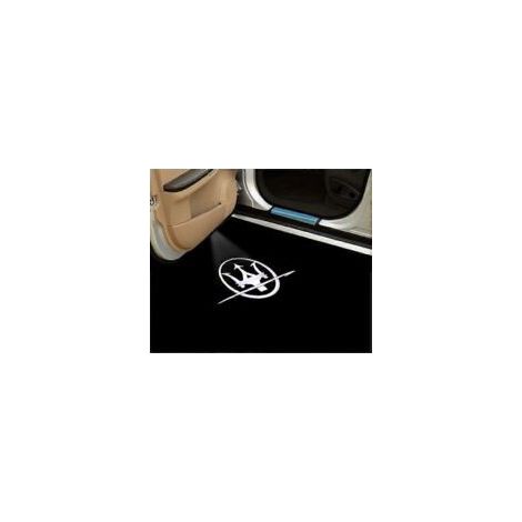 Ensemble de deux projecteurs laser d'ambiance pour portes de Maserati Ghibli Levante Ghibli, Style 4 (1/2)