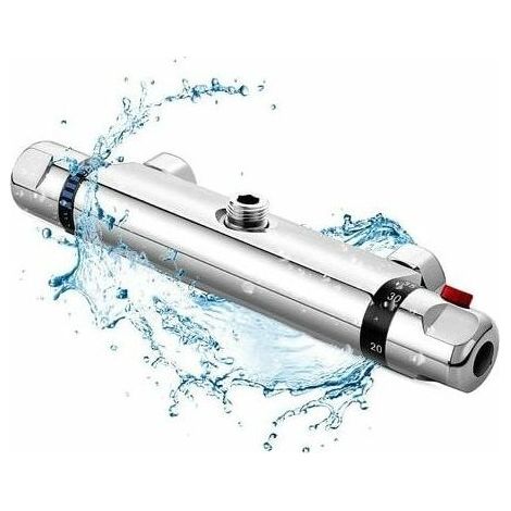 Mitigeur thermostatique of shower, valve of bathtub thermostatique all in copper, protection of safety with 38℃ Button anti-brlure, mitigeur of bathtub Adjustment precise of the temperature and of the (1/5)