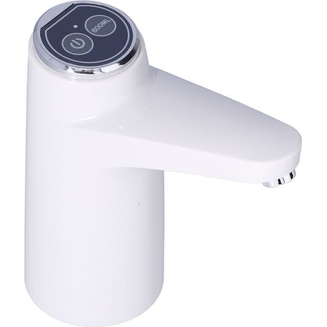 Intelligente Wasserflasche mit wiederaufladbarer USB-Pumpe, weißer Wasserspender für Zuhause und Büro (1/5)