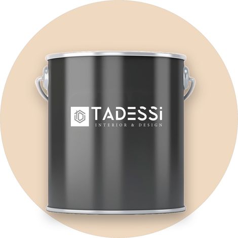 TADESSI Wall Select Wandfarbe Beige - Beige - abwaschbare Innenfarbe matt - Dispersionsfarbe - Geruchsarm und Lösemittelfrei (1/5)