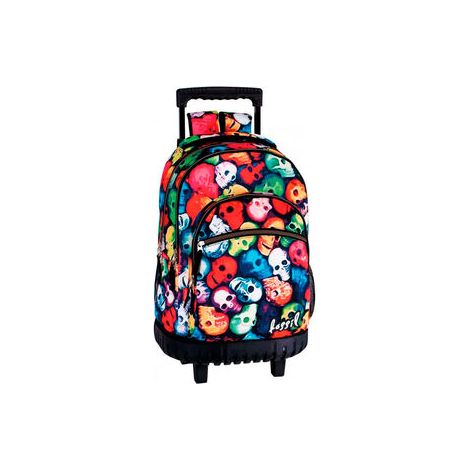 Mochila grande 46cm con base reforzada Compact y ruedas de Fossil &39Skull&39 (4/1) (oft4)
