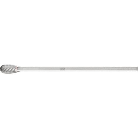 PFERD TOOLS Hartmetall Frässtift Tropfen TRE Ø 06x10mm Schaft-Ø 3x75 mm Z5 universal fein (1/4)