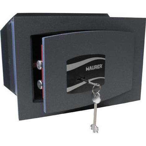 CASSAFORTE "MAURER" A MURO C/CHIAVE L31 P21 H20CM (1/5)