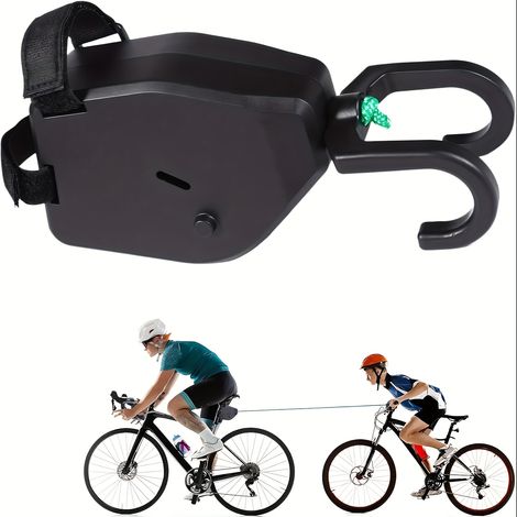 1 Corde de remorquage noire d'entrée de gamme – Système de remorquage rétractable sécurisé pour vélos de maison, accessoires de vélo (1/5)