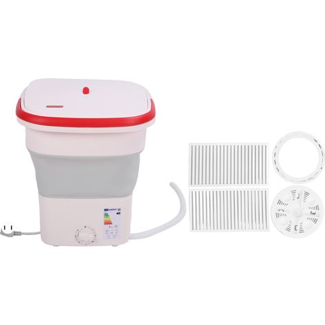 Seau à linge pliable 16L, mini machine à laver portative pliable pour sous-vêtements, usage domestique, dortoir, voyage (1/5)