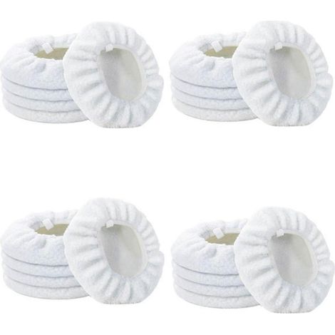 Lot de 20 tampons de polissage de 25 cm (10 pouces) pour polisseuse de voiture, lustreuse et cireuse (1/5)