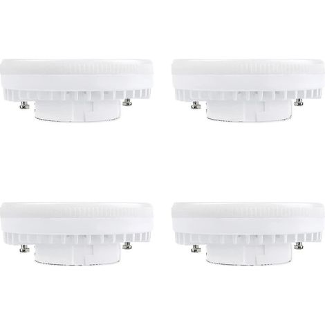Projecteur LED GX53 9 W, lumière blanc chaud 3000 K, 900 lm, 230 V CA, équivalent CFL GX53 15-18 W, 120° de réflexion (1/5)