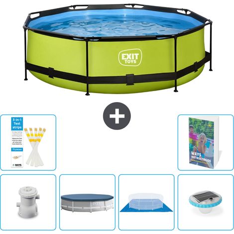 Exit Pool Rund - 300x76 cm - 7-teilig S248