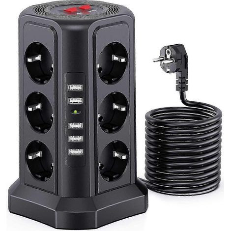 Multiprise à 12 prises et 5 prises multifonctions USB 26-27 (1/5)