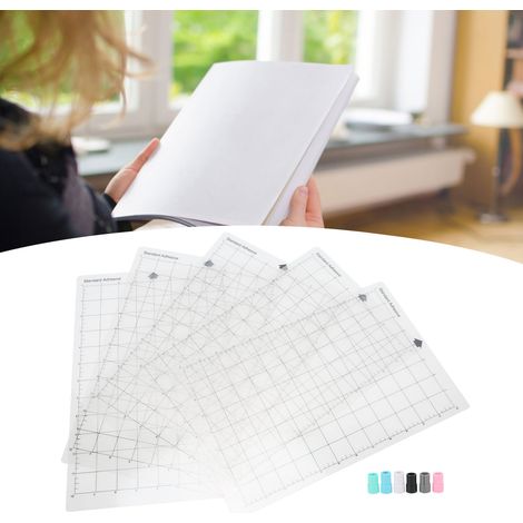 Set mit 5 rutschfesten Schneidematten aus mittelviskosem Netzgewebe (30,5 x 20,3 cm) + Schneidemaschinenkappe (1/5)