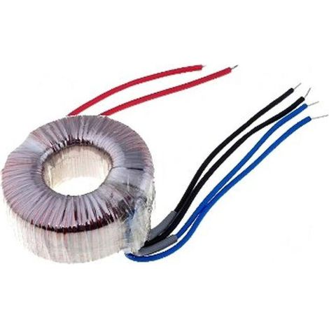 Trasformatore toroidale 12v+12v 50va 85x35mm Tst50w/12v-12v