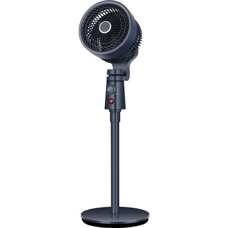 Ventilador de pie Montecristo motor AC 40W antracita