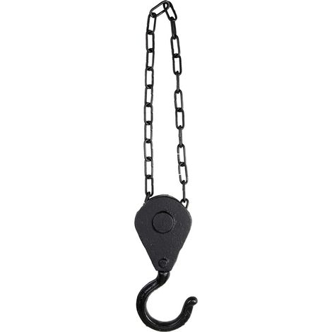 Esschert Design Kettenhaken Oval aus Gusseisen