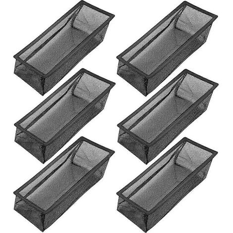 Grille de protection pour grille d'aération de sol, lot de 6 filtres pour grilles d'aération domestiques (4 x 10 pouces, 6 pièces) (1/4)