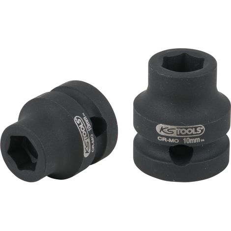 KS Tools - Douille à chocs 6 pans 1/2'', L. 28 mm - 10 mm - 515.0056