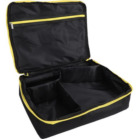 Sac de rangement pour meuleuse d'angle compatible avec le modèle DCG416B. Boîte de transport légère et portable avec séparateurs en mousse et grande poche zippée en filet. (1/5)
